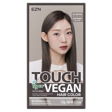 ezn 터치비건 헤어컬러 비건 새치 염모제, 애쉬브라운, 1개