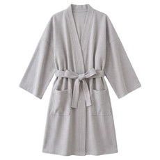 Wonine 簡約居家睡袍, 灰色