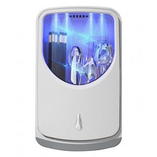 Nivo 廚房智能殺菌筷筒 家用消毒瀝水筷子盒, 灰色, 1個