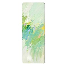 Lumeinpick 天然橡膠可折疊瑜珈墊 + 防水便攜袋組合, 清新綠 (瑜珈墊), 1套