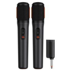 JBL 數位無線麥克風組, 黑色, Partybox Wireless Microphone