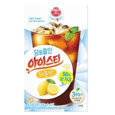 OTOKI 不倒翁 LIGHT & JOY 減糖檸檬味冰茶, 12g, 20入, 1個