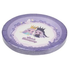 크린랩 캐치티니핑 종이접시 18cm, 1개, 15개입