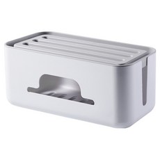 Winprice 桌上型電源延長線電線整理充電座, 白色, 1個