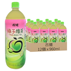 古道 梅子綠茶, 12個, 960ml