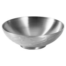 法式瑪爾斯 寬口 304 不鏽鋼 湯料理 冷麵碗 22cm MMM4264, 銀色, 1個