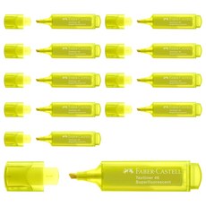 FABER-CASTELL 輝柏 Textliner 46 螢光筆, 黃色, 10個