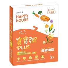 HAPPY HOURS 寶寶粥PLUS+ 鮭香田園, 300g, 1套