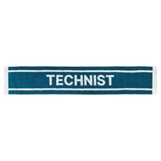 Technist 羽球運動毛巾 100 x 19 cm TA-T21, 白色 + 藍綠色, 1個