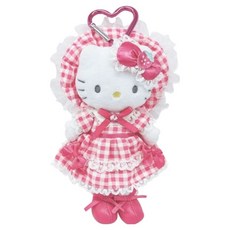 Hello Kitty 吉祥物造型升級系列玩偶鑰匙圈, 1個, 蘿莉塔粉