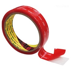 3M Scotch 3M 強力多用途泡棉透明雙面膠帶 18mm x 3m, 1個