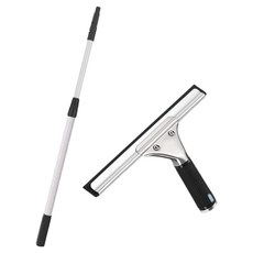 Purenova 3合1玻璃窗除水刷 25cm, 黑色, 1個