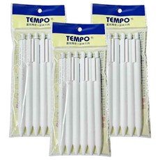 TEMPO 節奏牌 極致白筆6支組 0.7mm, 藍色, 3套