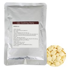 Cookingstory E C C 調溫白巧克力, 500g, 1個