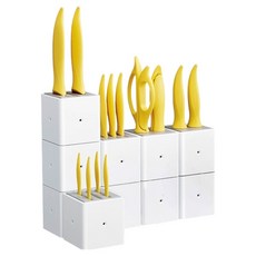 BUKCAL Candle Family 廚房陶瓷刀刀座11件套組, 1個, 11種