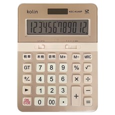 Kolin 歌林 12位元計算機 KEC-KU40P 大, 玫瑰金, 1個