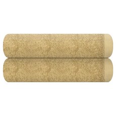 Songwol 松月 高級素色浴巾 68 x 135 cm 440g 30支, 米色, 2個