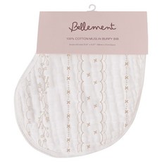 Bellement Muslin Burpy Bib孩童圍兜, 獨角獸, 2個, 1個