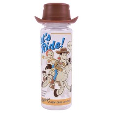 LiLFANT 玩具總動員立體帽蓋水瓶, 混合顏色, 1個, 500ml