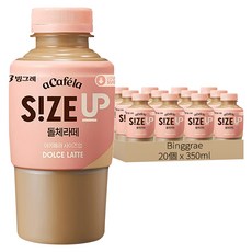 Binggrae 咖啡 甜拿鐵, 20個, 350ml