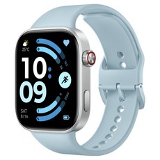 샤오미 Xiaomi 레드미 스마트워치 6, 글레이셔 블루, 52.58mm, GPS + 블루투스