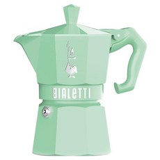 BIALeTTI 拜雷提 獨家三杯份摩卡壺, 1個, 綠色