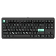 FlEsports 8K 快速觸發有線磁軸鍵盤 低噪音暴風軸, 薄荷黑, NX87HE, 製造商軸