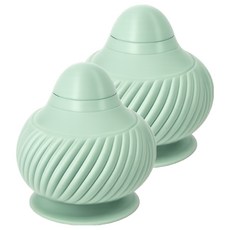 Obnic 吸盤按摩器放鬆球, 綠色, 2個