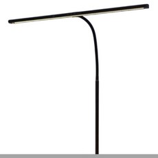 planlux Motifro 寬版 LED 夾式檯燈, 黑色