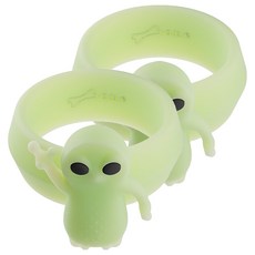 Bone 蹦克 角色煞車束帶 矽膠煞車固定帶, 異形, 2個