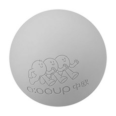 O OOUP 中歐 高彈力矽膠筋膜球, 摩登灰, 1個