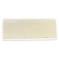 천일카페트 소음 진동 방지 커피 머신 매트 26 x 45 cm, 아이보리, 1개