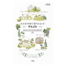 포도빛 바람이 불어오는 곳 부르고뉴(큰글자도서):와인과 미식 그리고 역사 문화 예술을 만나다, 시대의창, 이석인