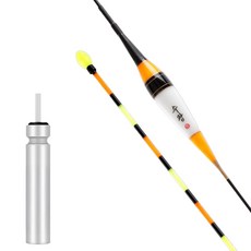 999Fishing 秀光 高可視性淡水智能高浮力上浮電子南瓜浮標 含電池 50.5公分 5克 HB-0004, 1個, 混色