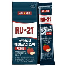 ru21 解宿醉 Wake Up 條 蘋果口味 10入, 200g, 1個