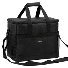 韓國 ROBUST 保溫保冷軟式保冷袋 冰桶 野餐袋, 黑色, 25L