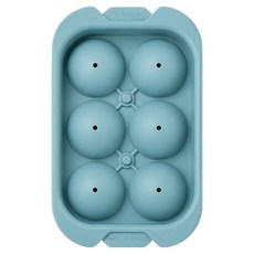 실리가든 국산 실리콘 아이스트레이 원형 6구, 스카이블루, 1개 스카이블루, 1개