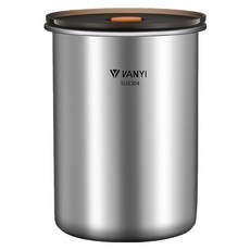 VANYI 不鏽鋼真空保鮮密封罐, 1個, 960ml