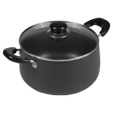 interCOOK 韓國製硬質陽極氧化玻璃鍋湯鍋, 單一顏色, 1個, 28cm