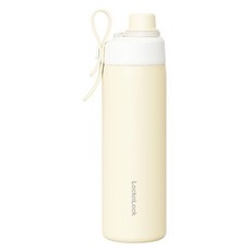 LocknLock 樂扣樂扣 Q咪樂不鏽鋼吸管杯 LHC4385YEL, 晨光黃, 1個, 720ml