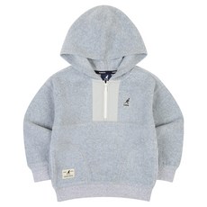 캉골키즈 아동용 하프 집업 플리스 후디 PD 0002