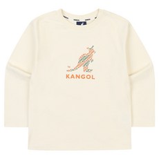 캉골키즈 아동용 롱 슬리브 빅 로고 티셔츠 PC 0002