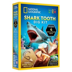 Bluemarble 國家地理 化石挖掘 大白鯊牙齒 RTNGSHARK2, 1個