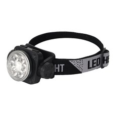 Kinyo 充電式廣角輕便頭燈 LED-7305, 黑色, 1個
