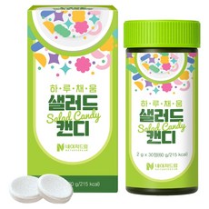 NATUREDREAM 每日補充 沙拉糖果 2g, 1個, 30錠