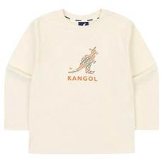 캉골키즈 아동용 롱 슬리브 빅 로고 티셔츠 PC 0002