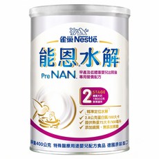 Nestle 雀巢 能恩水解 早產及低體重嬰兒出院後專用營養配方, 400g, 1個
