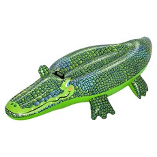 Bestway 充氣小鱷魚泳圈, 綠色, 1個