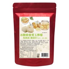 茂格生機 冰糖蜂蜜愛玉檸檬海燕窩 珊瑚草, 390g, 1套