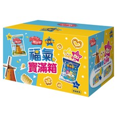 Cadina 卡迪那 福氣寶滿拜拜箱6件組 滿天星原味 3包 + 卡迪那寶咔咔 3包, 183g, 1組
